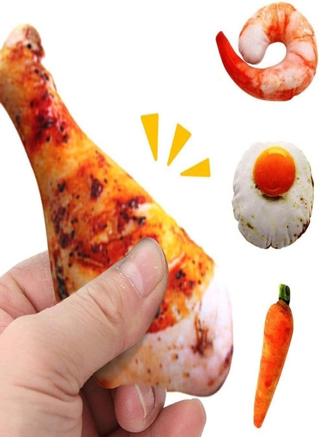 Baolaili Chicken Leg, Plush Dog Toys - Squeaky, Soft Chew Toys for Small, Medium, Large Dogs; Perfect for Boredom Relieving and Cute Gifts - Image 2